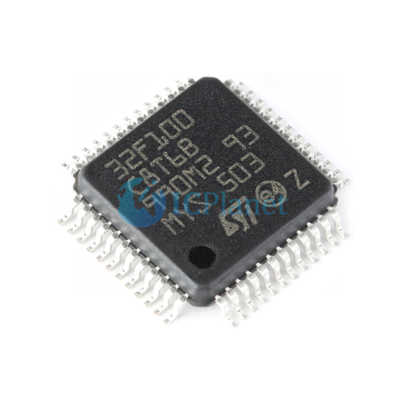 STM32F100C8T6B LQFP-32 ARM Cortex-M3 32-Bit 24MHz Flash Microcontrollers Chip