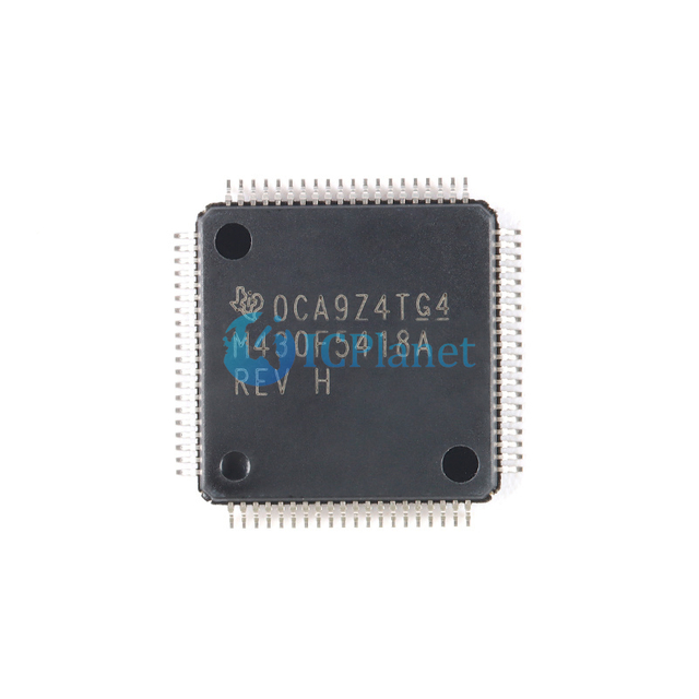 Buy MSP430F5418AIPNR LQFP80 MSP430 CPUXV2 series 25MHz 16bit Microcontroller IC Chip