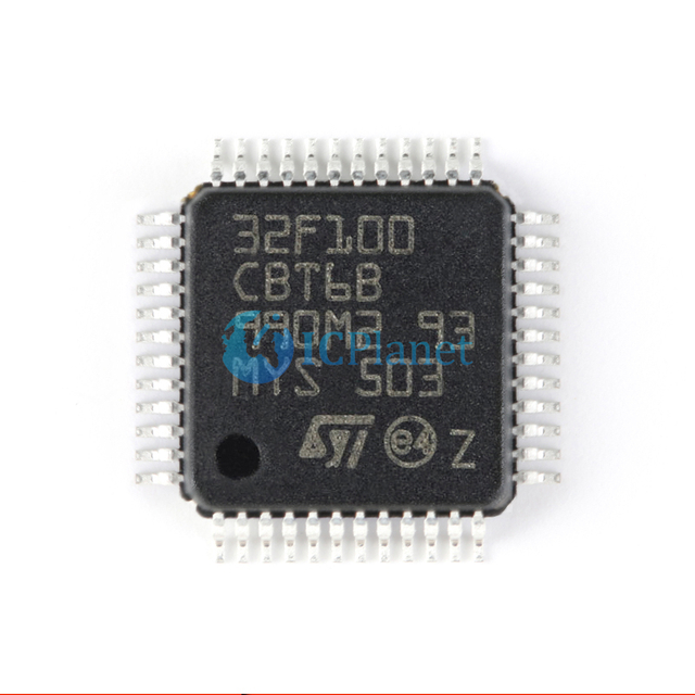 STM32F100CBT6B LQFP48 ARM Cortex-M3 series Microcontrollers IC Flash Chips