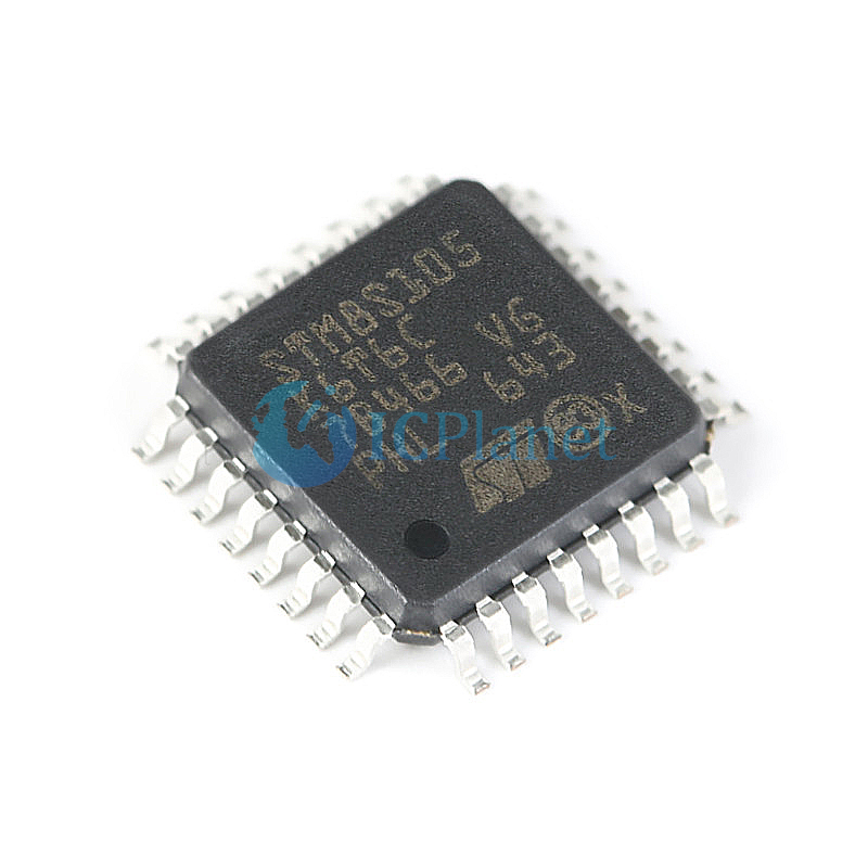 STM8S105K6T6C LQFP-32 STM8 8-Bit 16MHz FLASH Microcontrollers Mcu Ic Chip