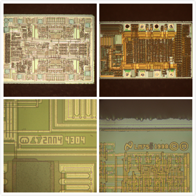 IC chip open cover test