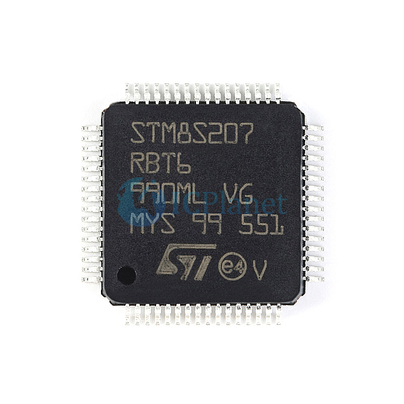 STM8S207RBT6 LQFP-64 8-Bit 24MHz Microcontrollers chip