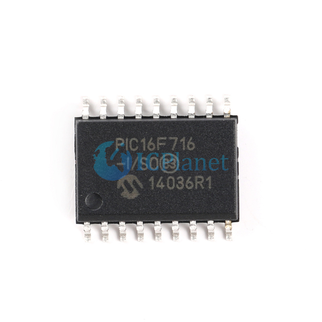 PIC16F716-I/SO SOIC18 (SOP-18) PIC 8-Bit 20MHz Flash Microcontrollers Chip