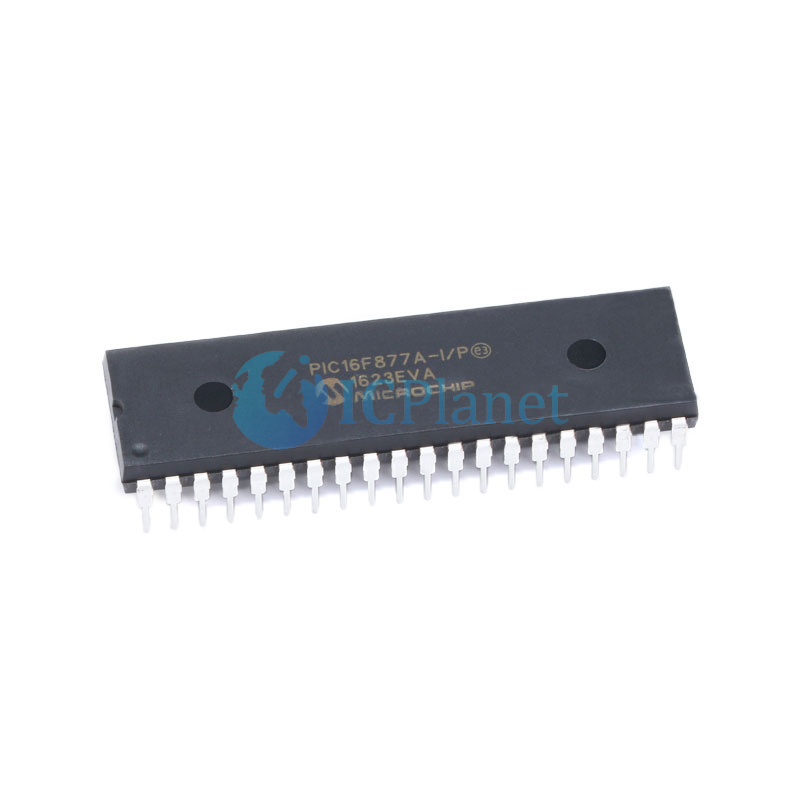 Microchip PIC16F877A-I/P DIP-40 PIC series 8-Bit 20MHz 14KB Flash Microcontrollers Chip