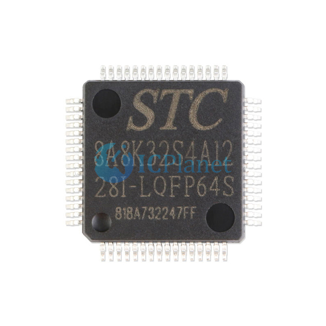 STC STC8A8K32S4A12-28I-LQFP64S LQFP-64 33MHz 32KB FLASH Microcontrollers Chip