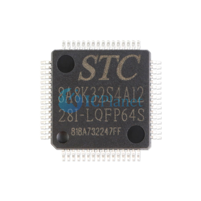 STC STC8A8K32S4A12-28I-LQFP64S LQFP-64 33MHz 32KB FLASH Microcontrollers Chip