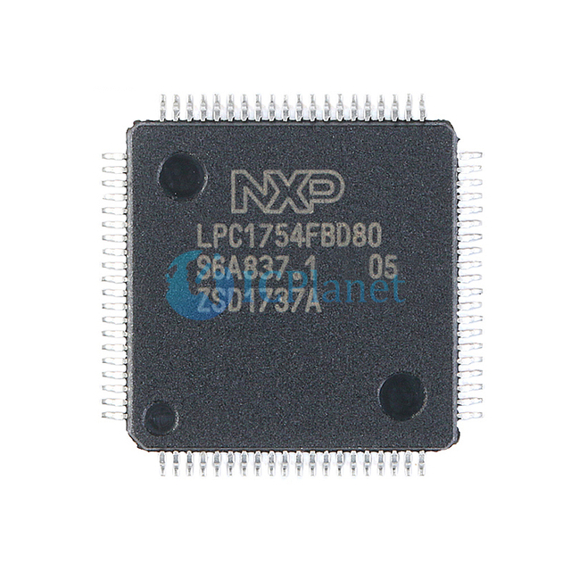 LPC1754FBD80 551 LQFP-80 ARM® Cortex®-M3 series Microcontroller Chip