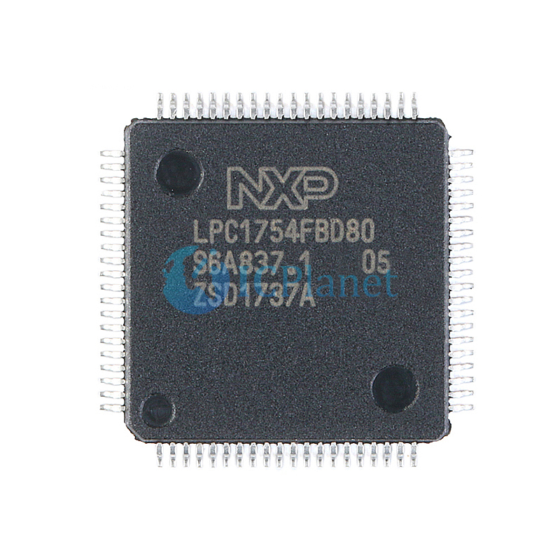 LPC1754FBD80 551 LQFP-80 ARM® Cortex®-M3 series Microcontroller Chip
