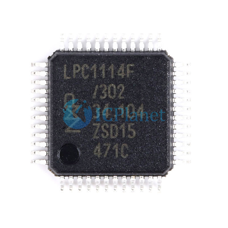 LPC1114FBD48/302 LQFP-48 32bit 50MHz ARM Microcontrollers ic chip