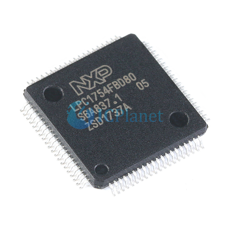 LPC1754FBD80 551 LQFP-80 ARM® Cortex®-M3 series Microcontroller Chip