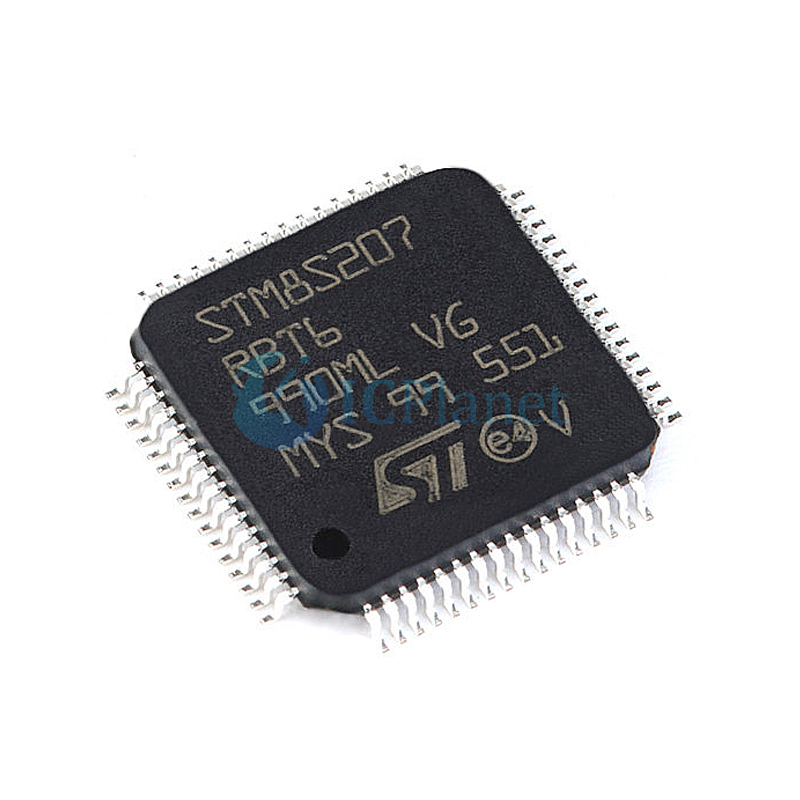 STM8S207RBT6 LQFP-64 8-Bit 24MHz Microcontrollers chip