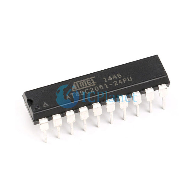 AT89C2051-24PU DIP-20 8051 8-Bit 24MHz 2KB Flash Microcontrollers Mcu Chip