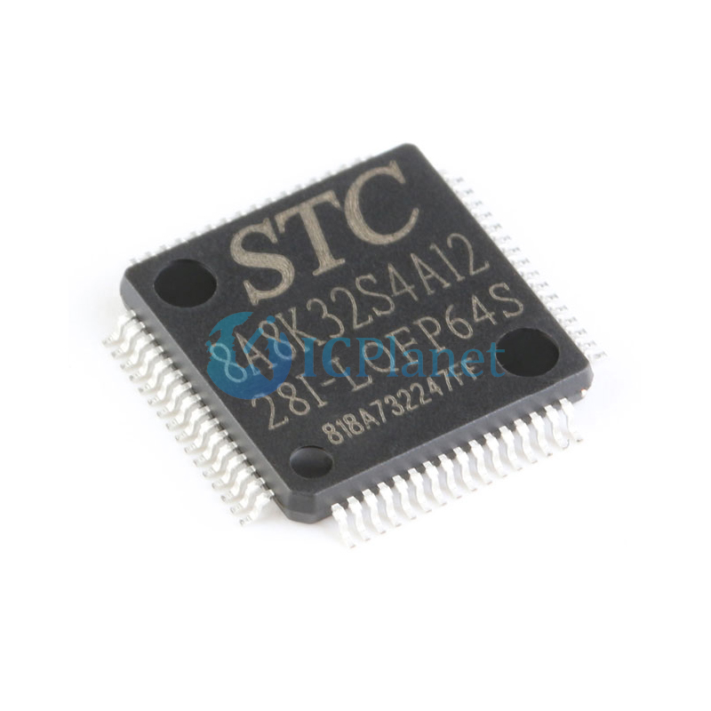 STC STC8A8K32S4A12-28I-LQFP64S LQFP-64 33MHz 32KB FLASH Microcontrollers Chip
