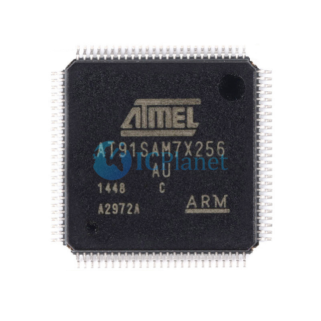 AT91SAM7X256C-AU LQFP-100 55MHz ARM7 FLASH Microcontrollers Chip