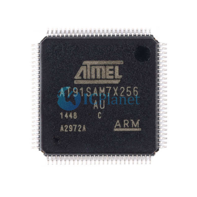 AT91SAM7X256C-AU LQFP-100 55MHz ARM7 FLASH Microcontrollers Chip