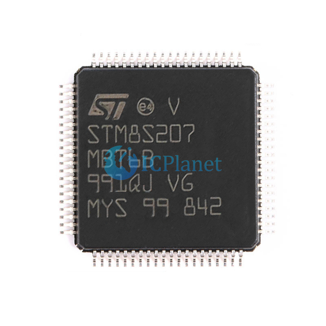 Buy STM8S207MBT6B LQFP80 STM8S207 8-Bit 24MHz 128KB Flash Microcontroller Ic Chip
