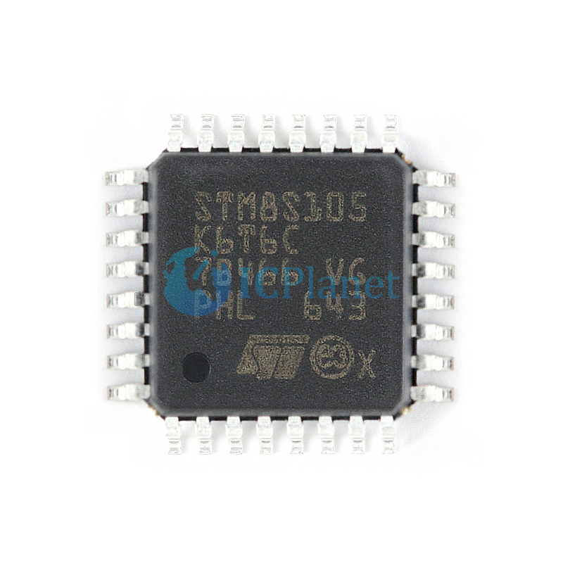 STM8S105K6T6C LQFP-32 STM8 8-Bit 16MHz FLASH Microcontrollers Mcu Ic Chip