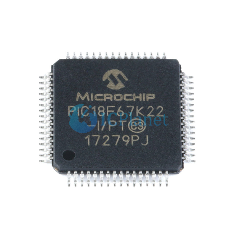 PIC18F67K22-I/PT TQFP-64 8-Bit PIC Core Processor Microcontrollers Ic Chip