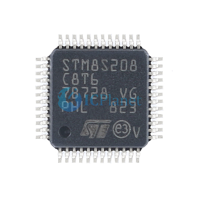 STM STM8S208C8T6 LQFP48 STM8 series 8-Bit 24MHz Microcontrolle Ic Chip