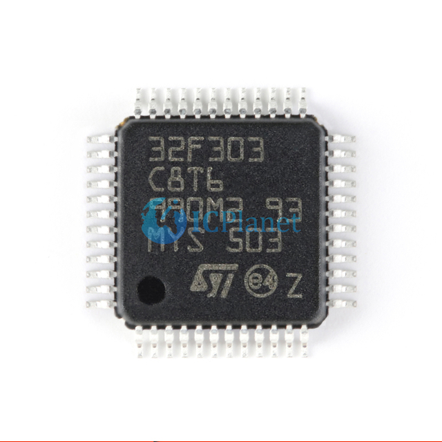 ST MCU STM32F303C8T6 LQFP48 ARM Cortex-M4 Flash 32BIT 64KB Microcontroller Chip
