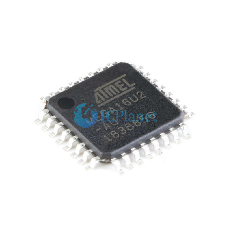 Buy ATMEGA16U2-AU TQFP32 ATMEGA16U2 AVR series 8-Bit 16MHz Microcontroller IC In ICPlanet